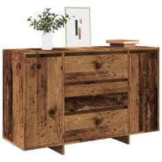 shumee vidaXL Příborník old wood 120 x 41 x 75 cm kompozitní dřevo