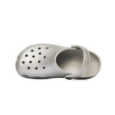 Crocs Dřeváky stříbrné 33 EU Classic Glitter Clog