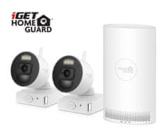 iGET HOMEGUARD HGNVK88002P - Wire-free FullHD NVR 8CH + 2x bateriová kamera HGNVK686CAMP