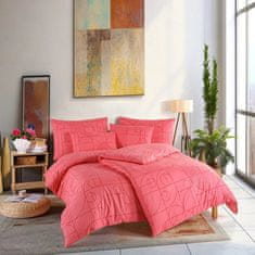 BedTex Bavlněné ložní povlečení Geo Sunset Coral