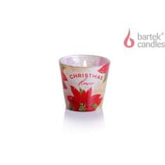 Bartek Svíčka Christmas Flower Sparkle Gold 115 g