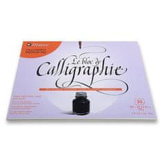 Clairefontaine Blok Calligraphy Pad A4, 30 listů, 125 g