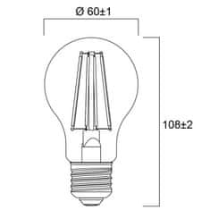 Sylvania  Retro LED žárovka ToLEDo A60 470lm 2700K E27