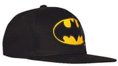 CurePink Dětská snapback čepice - kšiltovka Batman: Logo (nastavitelná)