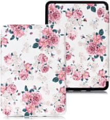 Durable Lock Pouzdro Durable Lock KPW-33 pro Amazon Kindle Paperwhite 5 (2021) - Pink Roses