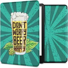 KW Mobile Pouzdro KW Mobile - Dont Worry Beer Happy - KW5625613 - pro Amazon Kindle Paperwhite 5 (2021) - vícebarevné