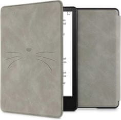 KW Mobile Pouzdro KW Mobile - Meow Meow - KW5625705 - pro Amazon Kindle Paperwhite 5 (2021) - šedé