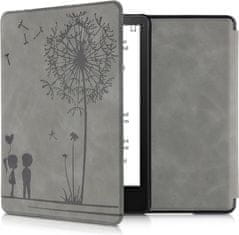 KW Mobile Pouzdro KW Mobile - Dandelion Love - KW5625701 - pro Amazon Kindle Paperwhite 5 (2021) - šedé