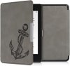 Pouzdro KW Mobile - Vintage Anchor - KW4897506 - pro Amazon Kindle Paperwhite 4 (2018) - šedé