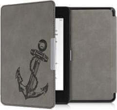 KW Mobile Pouzdro KW Mobile - Vintage Anchor - KW4897506 - pro Amazon Kindle Paperwhite 4 (2018) - šedé