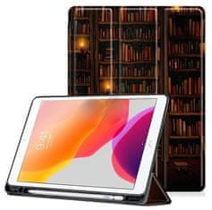 B-Safe B-Safe Stand 3493 - pouzdro pro Apple iPad 10.2", iPad Air 10.5" - motiv Library