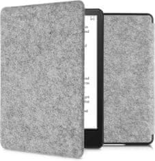 KW Mobile Pouzdro KW Mobile Felt Fabric - KW5625925 - pro Amazon Kindle Paperwhite 5 (2021) - světle šedé