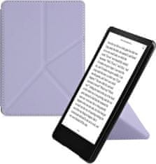 KW Mobile Pouzdro KW Mobile - Origami Lavender Leather - KW5715838 - pro Amazon Kindle Paperwhite 5 (2021) - světle fialové