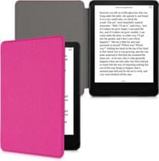 KW Mobile Pouzdro KW Mobile - Nylon Book - KW5626533 - pro Amazon Kindle Paperwhite 5 (2021) - tmavě růžové