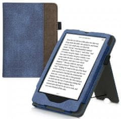 KW Mobile Pouzdro KW Mobile Double Leather - KW5626103 - pro Amazon Kindle Paperwhite 5 (2021) - grey, denim