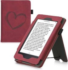 KW Mobile Pouzdro KW Mobile - Nubuck Brushed Heart - KW5567502 - pro Amazon Kindle Paperwhite 1/2/3 - Dark Red