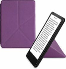 KW Mobile Pouzdro KW Mobile - Origami Violet Leather - KW5715838 - pro Amazon Kindle Paperwhite 5 (2021) - fialové