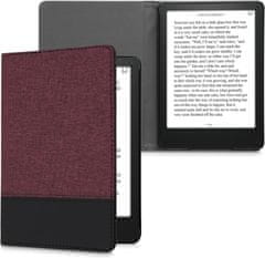 KW Mobile Pouzdro KW Mobile - Leather And Canvas - KW5715720 - pro Amazon Kindle Paperwhite 5 (2021) - červené, černé