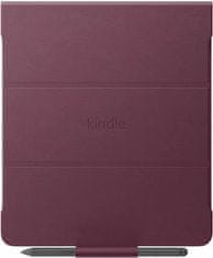 Amazon Originální pouzdro Amazon Kindle Scribe - KSLEBL, pravá kůže, stojánek, červené (Merlot)