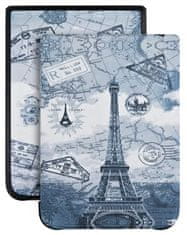 Durable Lock ARMORI TRIMER T019, pouzdro pro Pocketbook 740 InkPad 3 - motiv Paris