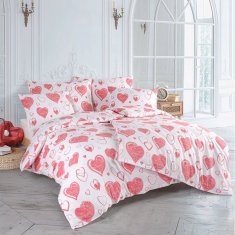 BedTex Bavlněné ložní povlečení Pink Love