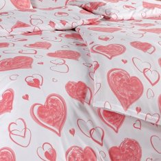 BedTex Bavlněné ložní povlečení Pink Love