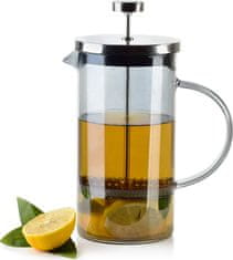 Allesken French press Perellino 1000 ml stříbrná