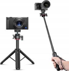 ULANZI Stativ Monopod na telefon Fotoaparát Kameru 3D hlava 1/4'' + ISO Ulanzi MT-73