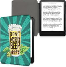 KW Mobile Pouzdro KW Mobile - Dont Worry Beer Happy - KW5625613 - pro Amazon Kindle Paperwhite 5 (2021) - vícebarevné