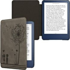 KW Mobile Pouzdro KW Mobile - Dandelion Love - KW5999002 - pro Amazon Kindle 2022 - šedé