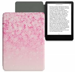 KW Mobile Pouzdro KW Mobile - Pink Flowers - KW5625658 - pro Amazon Kindle Paperwhite 5 (2021) - vícebarevné