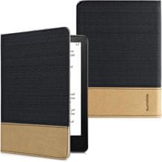 KW Mobile Pouzdro KW Mobile - Leather And Canvas - KW5715701 - pro Amazon Kindle Paperwhite 5 (2021) - hnědé, černé