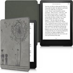 KW Mobile Pouzdro KW Mobile - Dandelion Love - KW5625701 - pro Amazon Kindle Paperwhite 5 (2021) - šedé