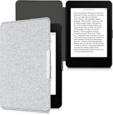 KW Mobile Pouzdro KW Mobile - Glitter Uniform - KW4664470 - pro Amazon Kindle Paperwhite 4 (2018) - stříbrné