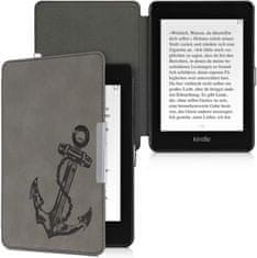 KW Mobile Pouzdro KW Mobile - Vintage Anchor - KW4897506 - pro Amazon Kindle Paperwhite 4 (2018) - šedé