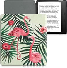 KW Mobile Pouzdro KW Mobile - Flamingos & Palm Trees - KW4941715 - pro Amazon Kindle Oasis 2 / 3 - vícebarevné