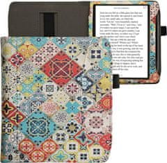 KW Mobile Pouzdro KW Mobile - Moroccan Tiles - KW5939010 - pro Pocketbook 700 Era - vícebarevné