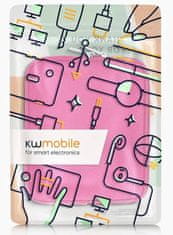 KW Mobile Pouzdro KW Mobile Neoprene Zipper - KW5739777 - Univerzální pouzdro pro čtečky 6-7" - růžové