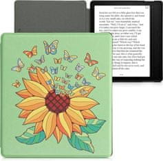 KW Mobile Pouzdro KW Mobile - Sunflower Butterflies - KW4941723 - pro Amazon Kindle Oasis 2 / 3 - vícebarevné