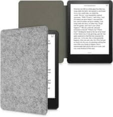 KW Mobile Pouzdro KW Mobile Felt Fabric - KW5625925 - pro Amazon Kindle Paperwhite 5 (2021) - světle šedé