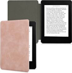 KW Mobile Pouzdro KW Mobile - Flip Peach - KW57159138 - pro Amazon Kindle Paperwhite 5 (2021) - světle oranžové