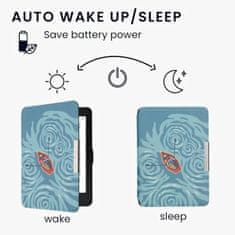 KW Mobile Pouzdro KW Mobile - Man And Boat - KW2313650 - pro Amazon Kindle Paperwhite 1/2/3 - vícebarevné