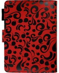 Lente Designs Pouzdro Lente Designs LD06 univerzální pouzdro pro čtečky knih - motiv Red Waterflow