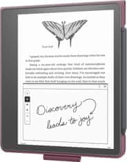 Amazon Originální pouzdro Amazon Kindle Scribe - KSLEBL, pravá kůže, stojánek, červené (Merlot)