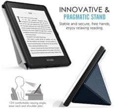 B-Safe B-Safe Origami 1203 - pouzdro pro Amazon Kindle 8, magnet, stojánek - tmavě modré