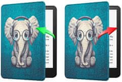 Durable Lock Pouzdro Durable Lock KPW-19 pro Amazon Kindle Paperwhite 5 (2021) - Elephant