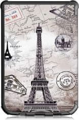 Durable Lock Pouzdro Durable Lock PB-02 pro Pocketbook 616 / 617 / 618 / 627 / 628 / 632 / 633 - motiv Paris