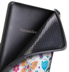 Durable Lock Pouzdro Durable Lock PB-04 pro Pocketbook 616 / 617 / 618 / 627 / 628 / 632 / 633 - motiv Butterfly