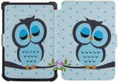 Durable Lock Pouzdro Durable Lock PB-07 pro Pocketbook 616 / 617 / 618 / 627 / 628 / 632 / 633 - motiv Owl