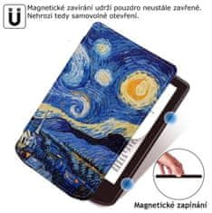 Durable Lock ARMORI TRIMER T032 - pouzdro pro Pocketbook 631 Touch HD - motiv Gogh